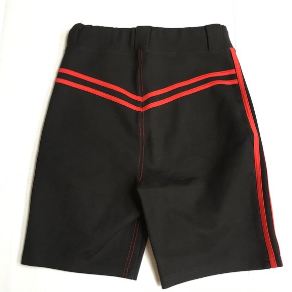 I.AM.GIA Gia Bike Shorts Black Red Trim Sz S - Picture 3 of 5